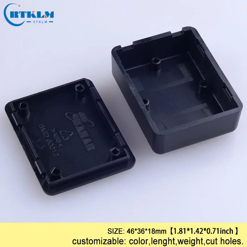 Plastic box electronic project electric shocker enclosure ABS small junction box switch box housing DIY project case 46*36*18mm