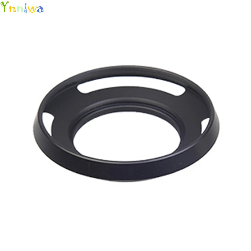 40.5mm Black Vented Curved Metal camera lens Hood for Sony 40.5mm lens camera