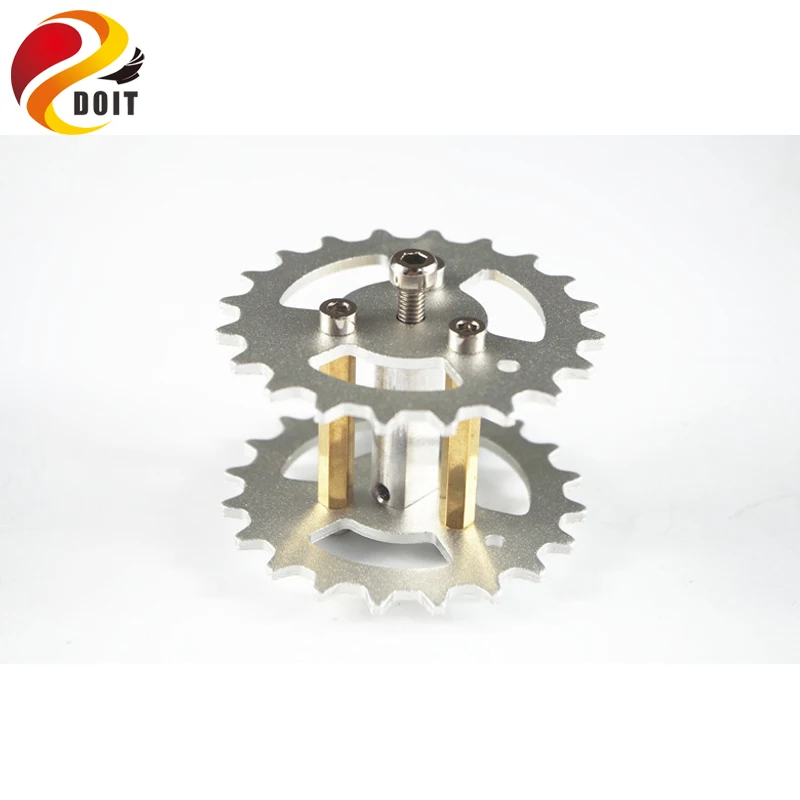 2pcs Metal Caterpillar Driving Wheels for Robot Chassis Caterpillar Remote Control Toys Tracked Crawler Pedrail DIY RC Toy