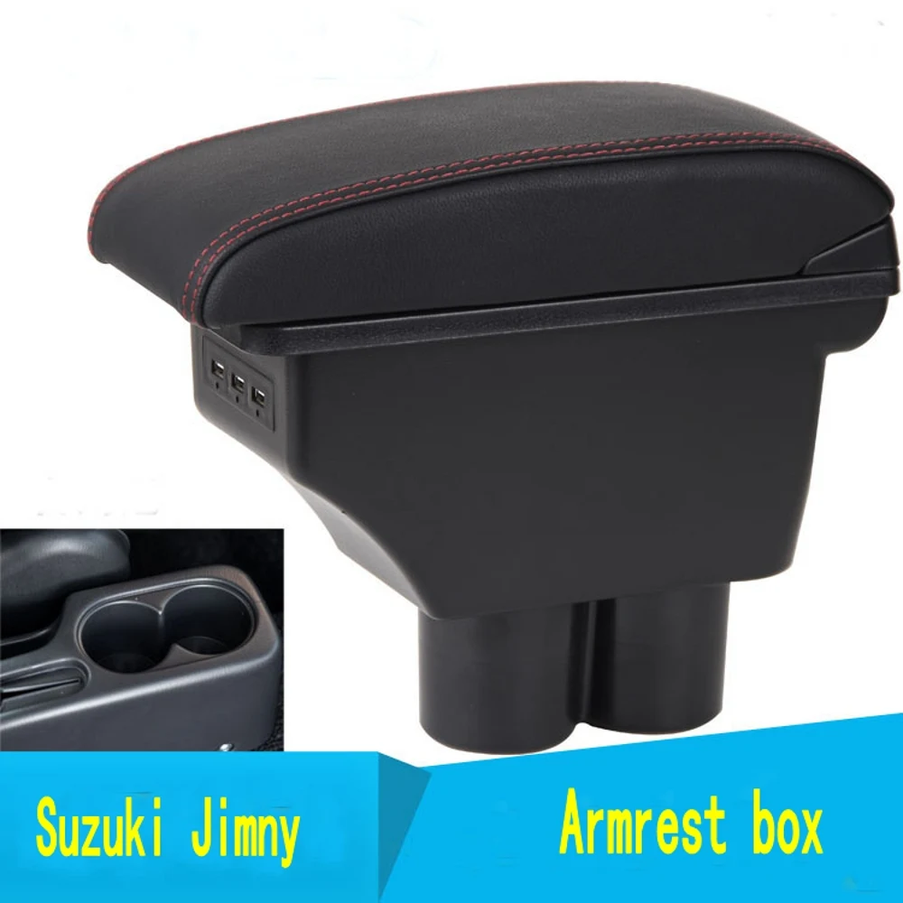 

For Suzuki Jimny armrest box central Store interior Armrest Storage car-styling accessories with USB products