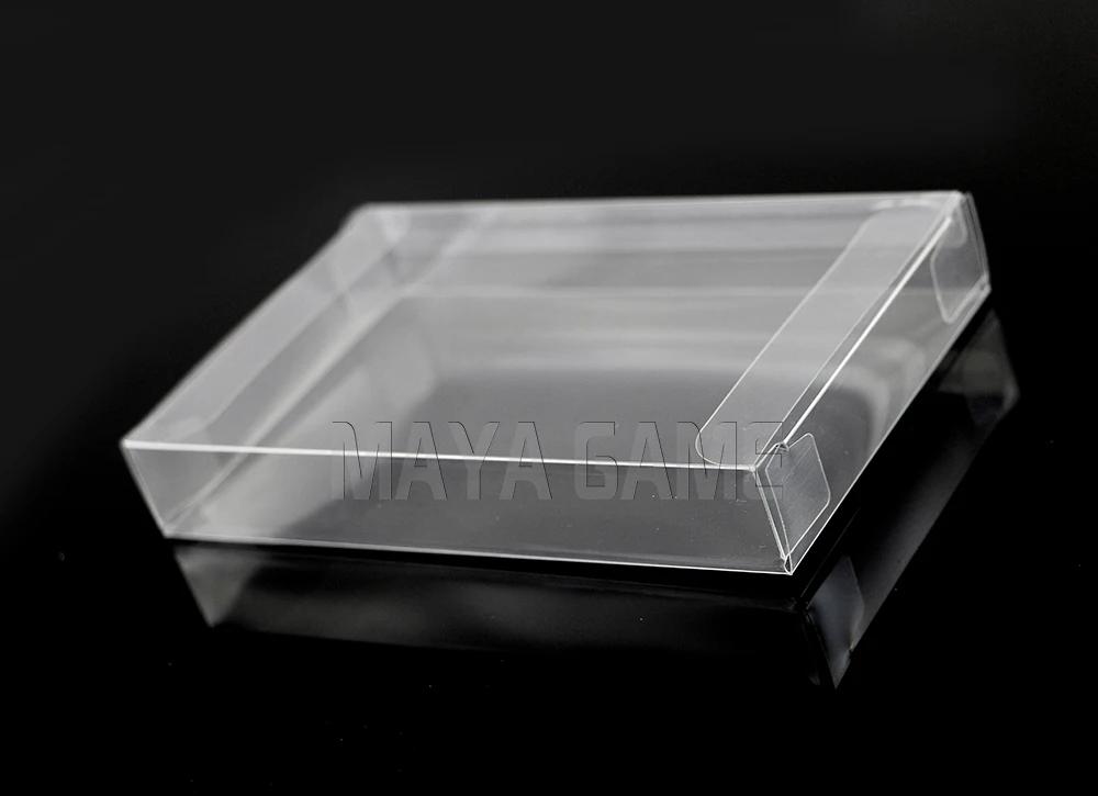 OCGAME 50 قطعة/الوحدة رائجة البيع ل SNES علبة خرطوشة عربة حامي بطاقة كم صندوق شفاف جودة عالية