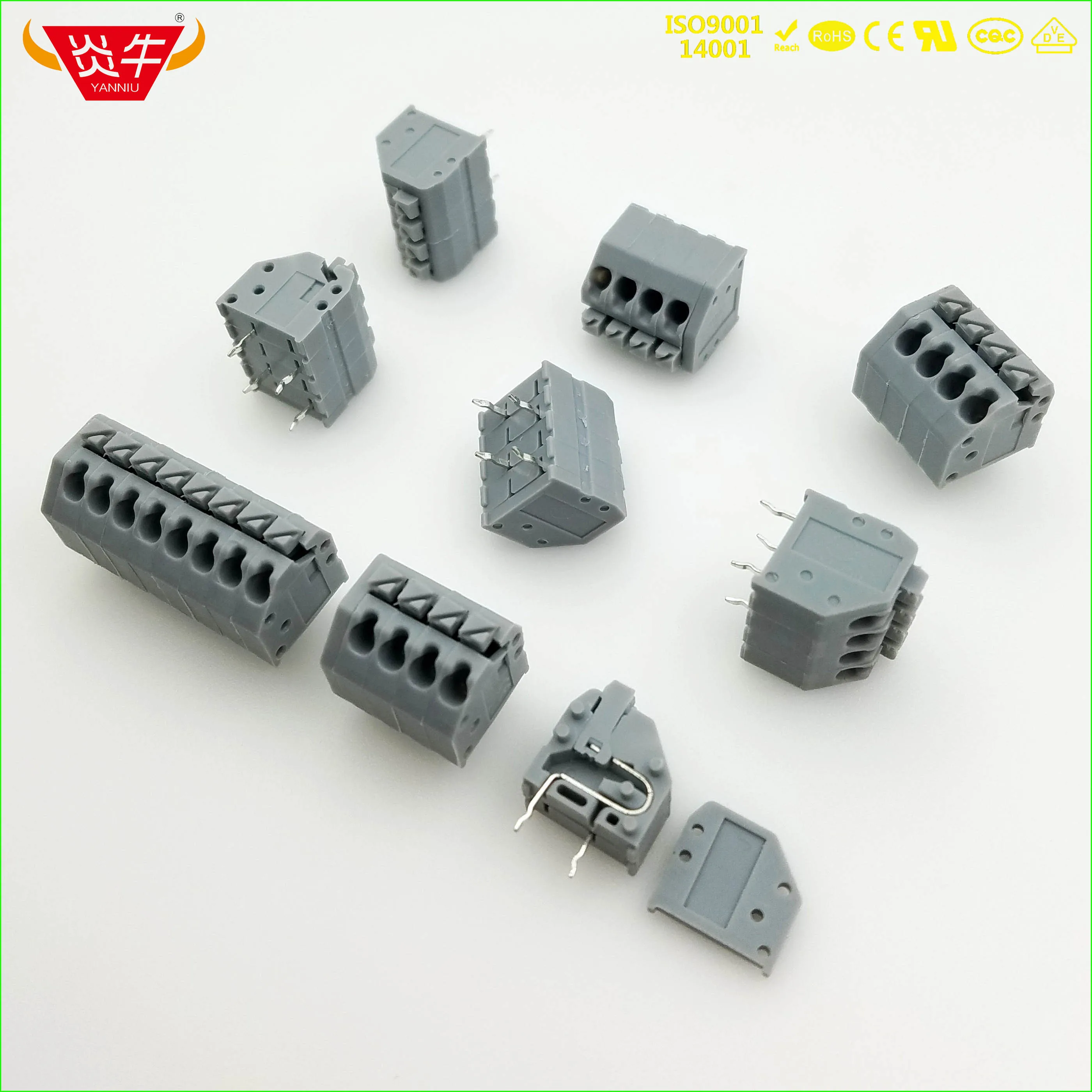 50Pcs KF250 7.0mm 2P ~ 12P PCB SPRING TERMINAL BLOCKS DG250 2PIN ~ 12PIN PTSA 0,5/ 2-3,5-Z - 1985195 PHOENIX CONTACT DEGSON KEFA