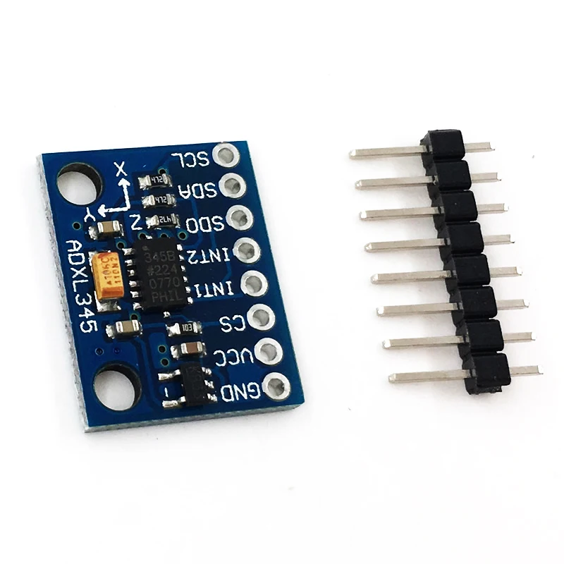 Sensor de gravedad Digital de Triple eje, módulo acelerómetro, Sensor de ángulo de inclinación para Arduino, ADXL345, 10 GY-291