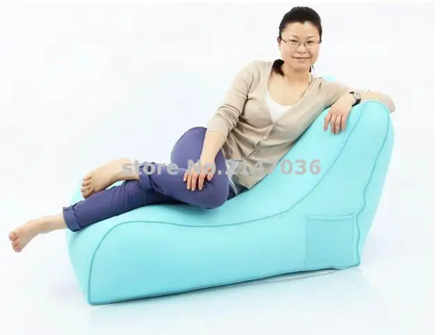 Outdoor Bean Bag orange seat , waterproof big relax cushion ,travel beanbag