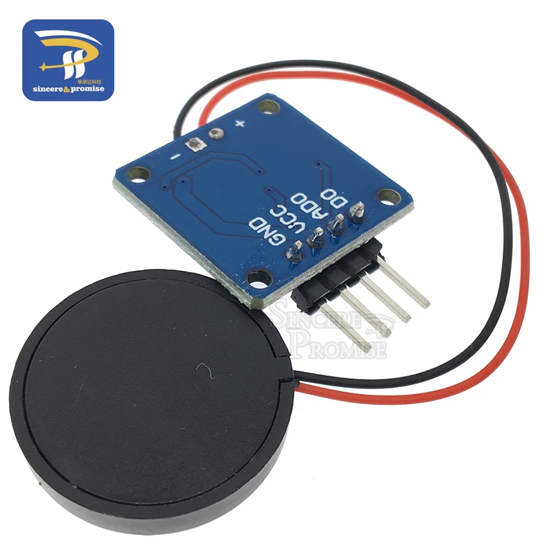 Piezoelectric Shock Tap Sensor Vibration Switch Module DC 5V Sheet Percussion For Arduino AD/DO 51 UNO MEGA2560 r3 DIY Kit