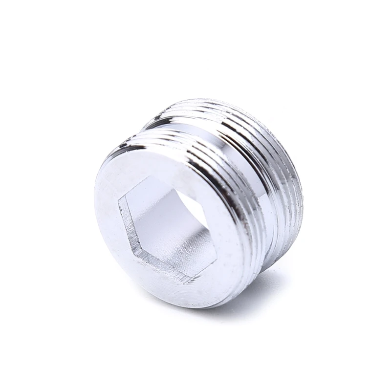 Solid Metal Adaptor Outside Thread Water Saving Kitchen Faucet Tap Aerator Connector Kitchen Faucet Adapter Water Purifier