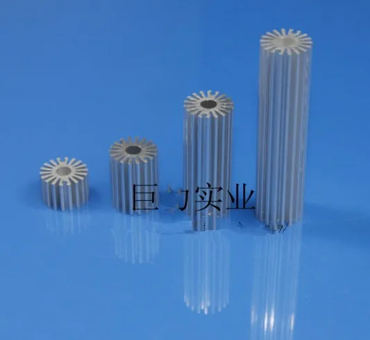 Sunflower Radiator for 3W LED lamp bead high 300mm,Diameter 19.5mm Cylindrical Type LED Circular Radiators 20*300mm led radiator