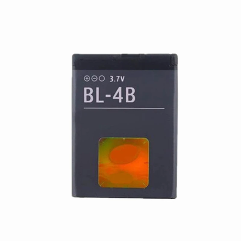 BL-4B 3.7V Rechargeable Battery for Nokia Mobile Phone 6111 7370 7373 7500 N76 2600C 2630 5000 Rechargeable Lithium battria Cell