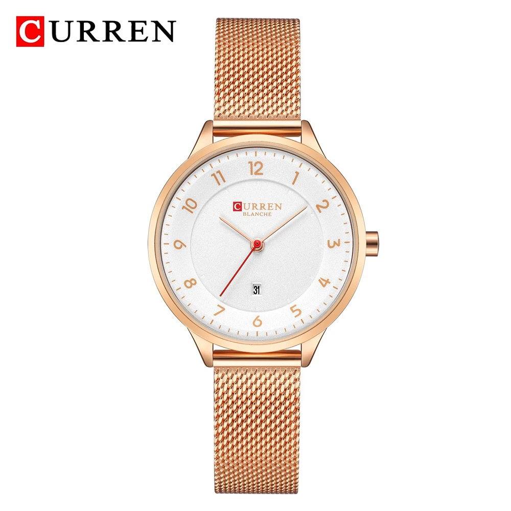 CURREN Simple Style Women Watches Relogio Feminino Top Brand Luxury Quartz Wristwatches Woman Watch Montre Femme Optimal Gift