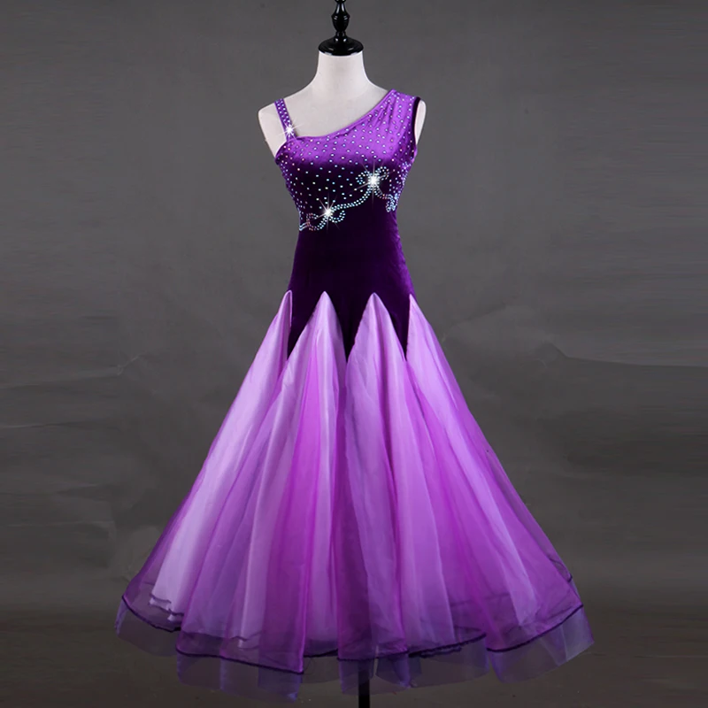 Jupe de danse de salle de bal pour femme, nouveau Design moderne, robe de concours standard, valse, Tango, MQ024, 2019