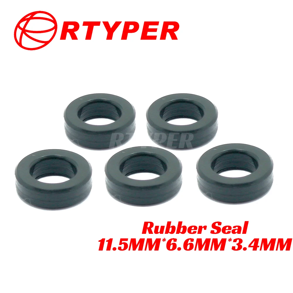 

200 PCS Fuel Injector Rubber Seal 22001 For HONDA Genuine New Motorcycle SIZE:11.5*6.6*3.4mm