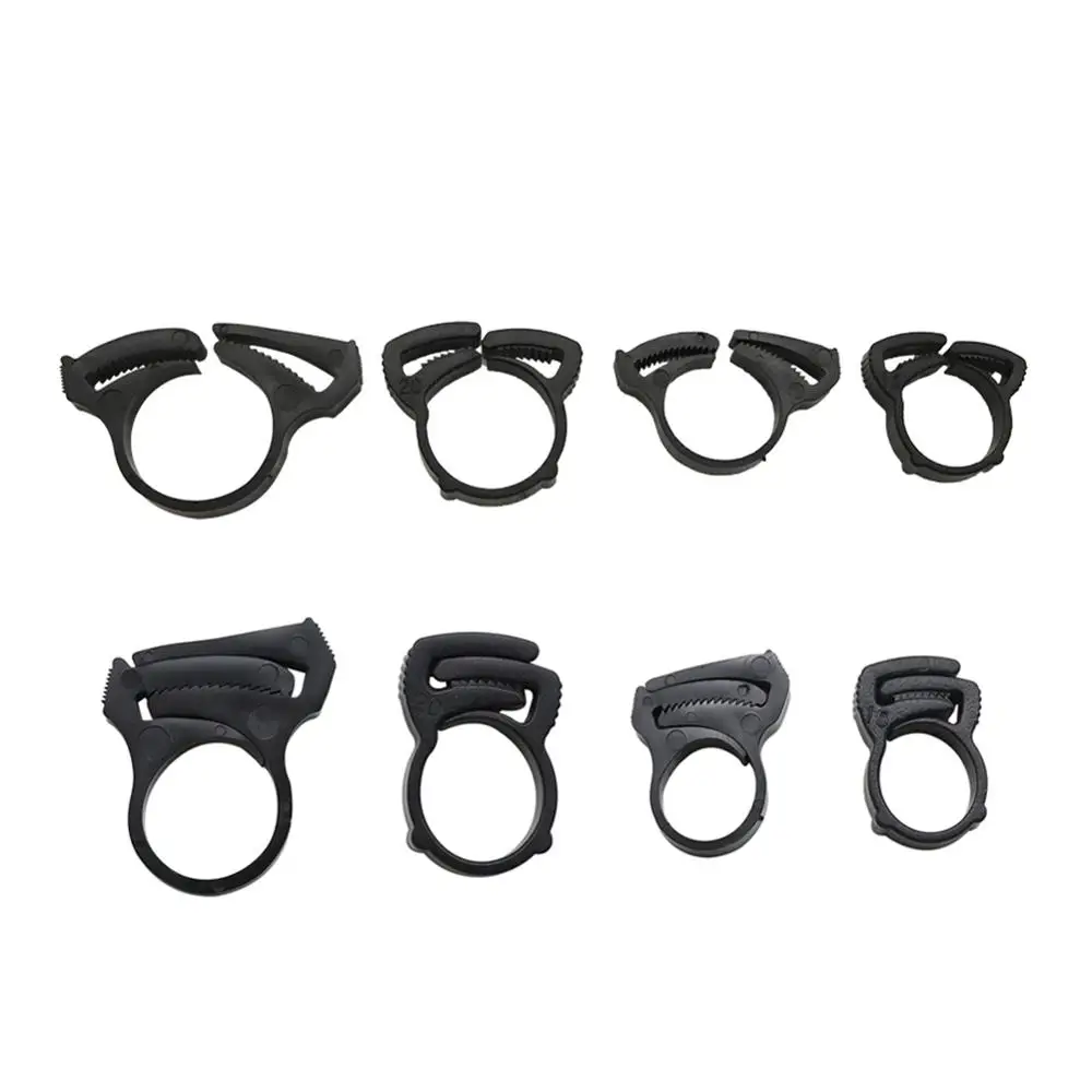 50 Pcs Adjustable DN16 DN17 DN20 DN25 Pipe Fastening Buckles Hose Connection Fixed Clips Garden Irrigation Tube Tightening Clamp