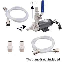 Pompa do przetaczania szybkie podłączenie zestaw Homebrew akcesoria do pomp żywności jakości silikonu i ze stali nierdzewnej 304