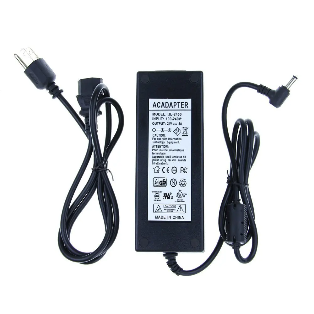 

AC 100-240V To DC 24V 1A 2A 3A 4A 5A 24W 48W 72W 96W 120W Adapter Power Supply for LCD/ LED Strip/ Security CCTV Camera DVR