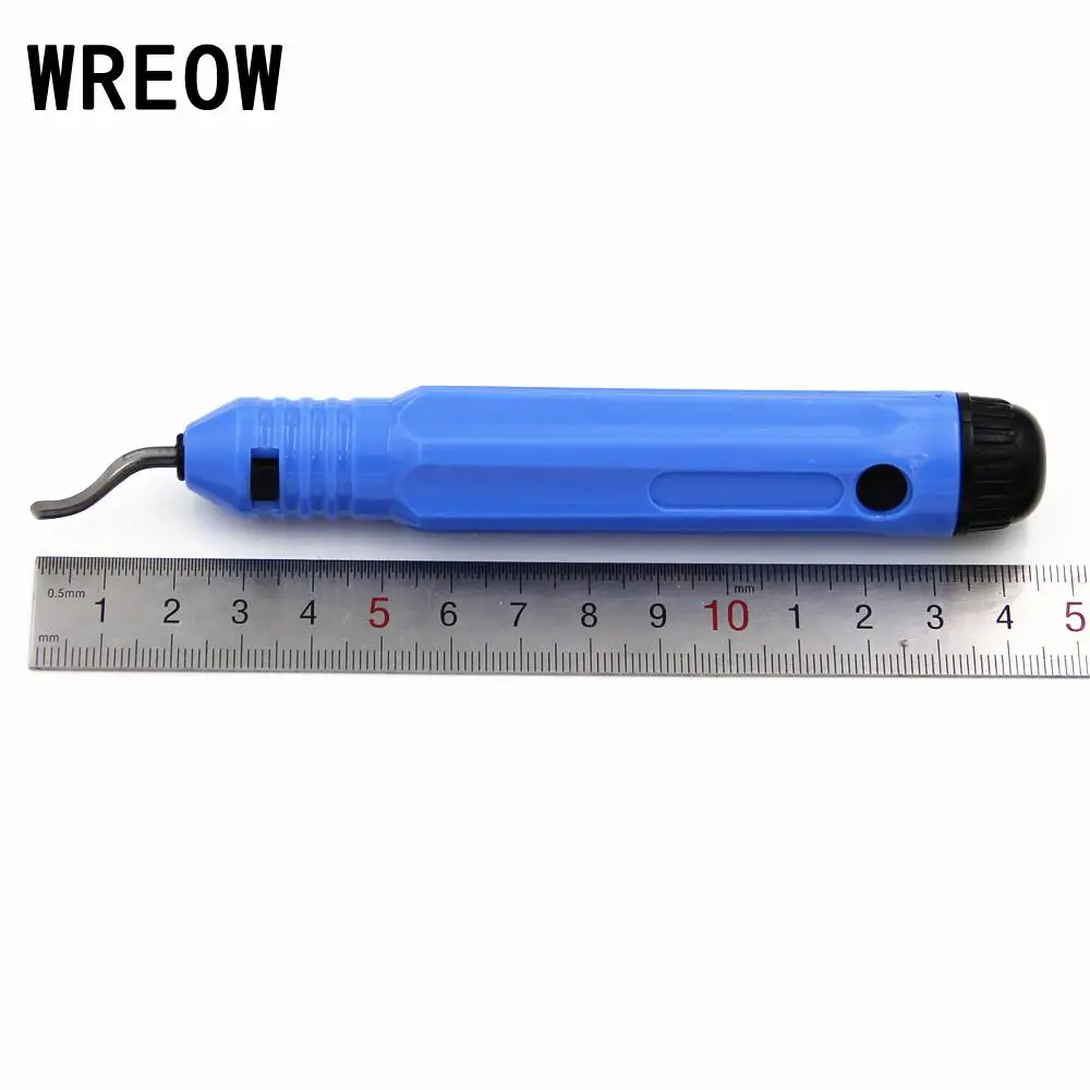 Hand Tools NB1100 Plastic Burr Handle Deburring Tool Tackle With 10pcs Blade Manual Machining Hand Tool Set Y7