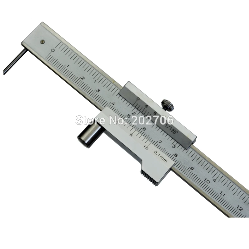 Calibrador Vernier de carburo de 0-200mm, aguja de marcado paralelo, regla de medición, instrumento de medición, herramienta de marcado