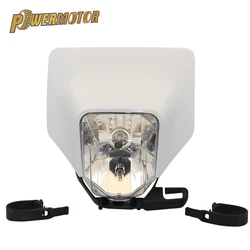 For Husqvarna Headlight Plate TE FE TX FC 250 300 350 450 501 2017 2018 2019 Dirt Bike Enduro Motocross Mask Headlamp Wholesale