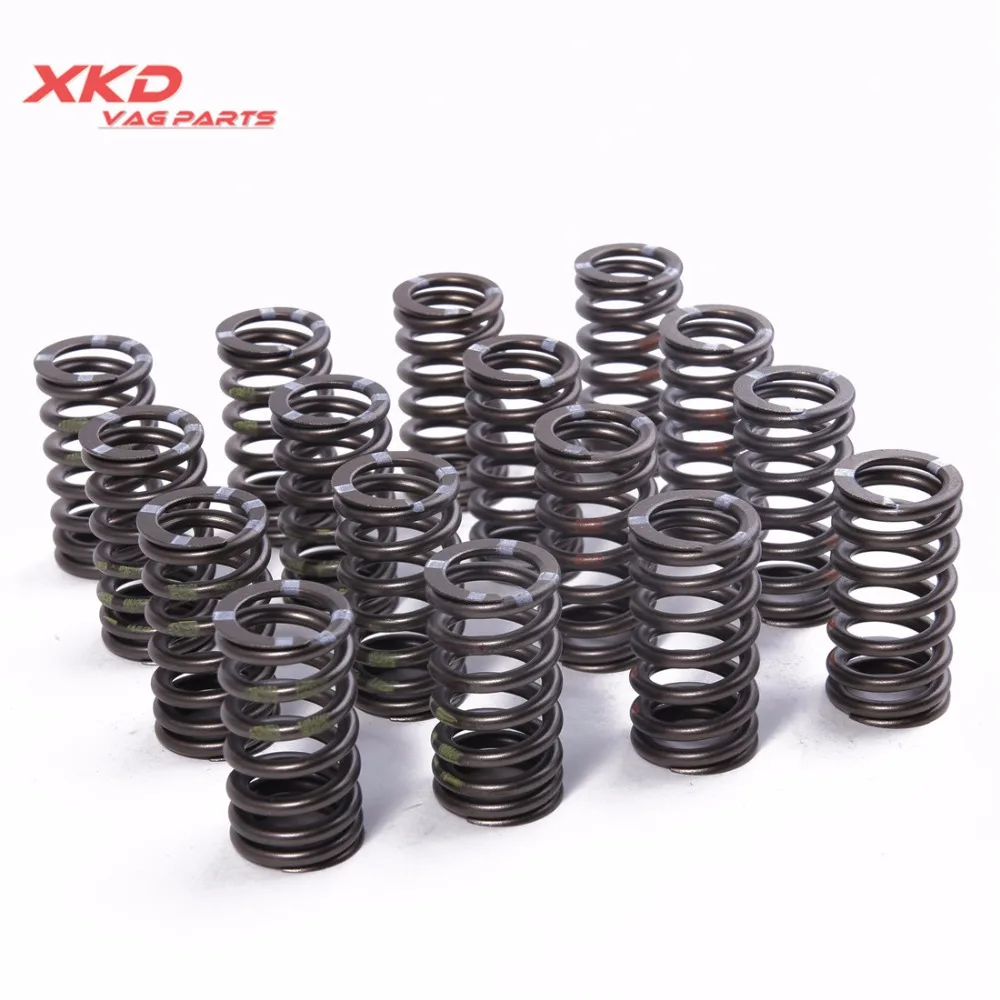 

16Pcs Engine Intake Exhaust Valve Spring Kit For V-W J-etta Passat Tiguan Golf A-udi A4 Q5 A6 Q5 2.0T 06J109623D 06J109623E