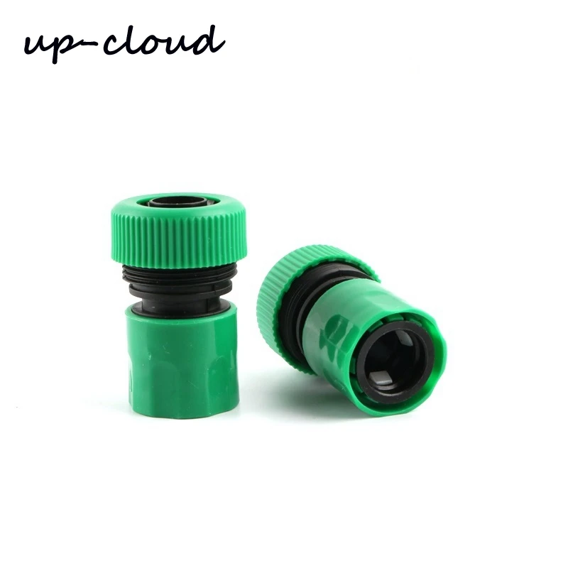 

2pcs UP-CLOUD 3/4" 20mm Hose Quick Connector Tap Adapter Garden Irrigation Watering Car wash Water Gun Water Pipe Joint