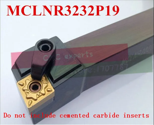 MCLNR3232P19 CNC Turning Lathe Machine Tools Lathe Cutting Tools 95 degrees External Turning Tool Holder 32*32*170mm