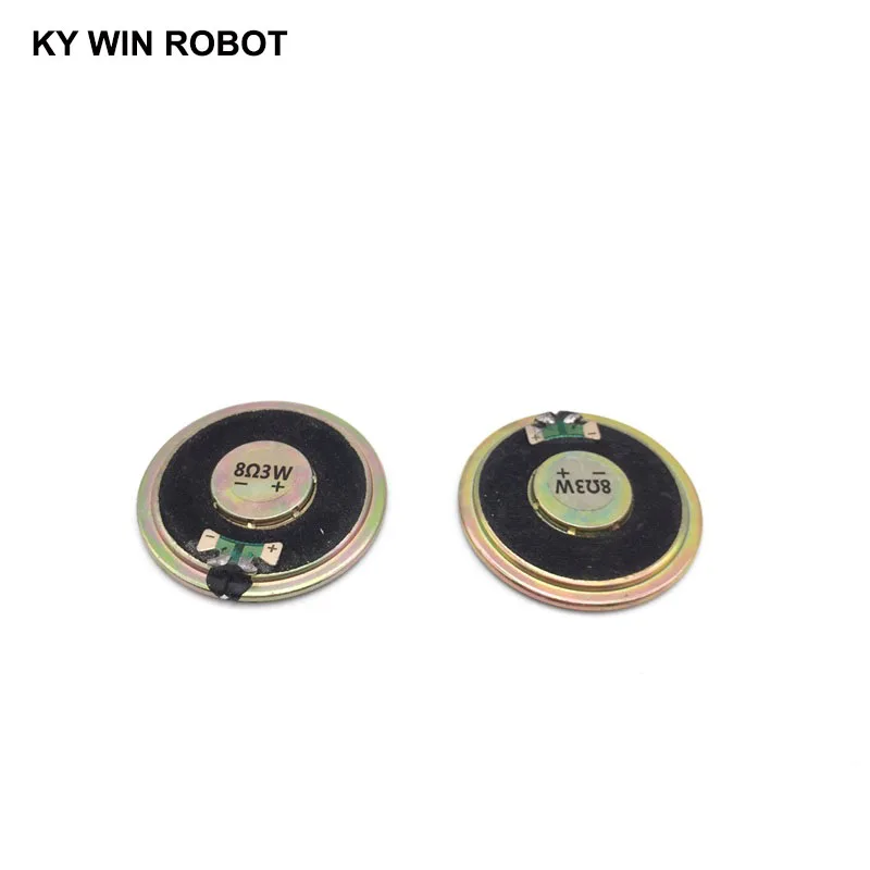2pcs/lot New Ultra-thin Mini speaker 8 ohms 3 watt 3W 8R speaker Diameter 40MM 4CM thickness 5.5MM - Image 6