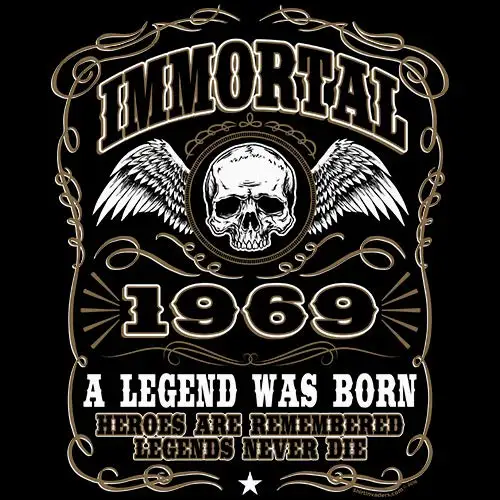 50Th Birthday Gift Shirt - Immortal 1969 A Legend Was Born High Quality Men'S Cotton Clothing Ringer T Shirt