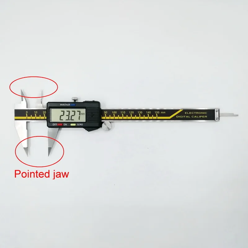 

Digital Caliper Pointed jaw type Electronic LCD Caliper 0-150mm