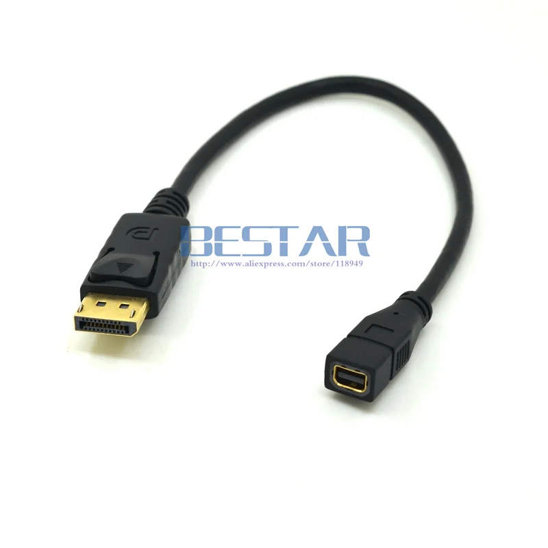 25cm TB Mini DisplayPort Female To DP Male Adapter Converter For MacBook Pro Air Surface pro3 pro2 NEW TOSHIBA