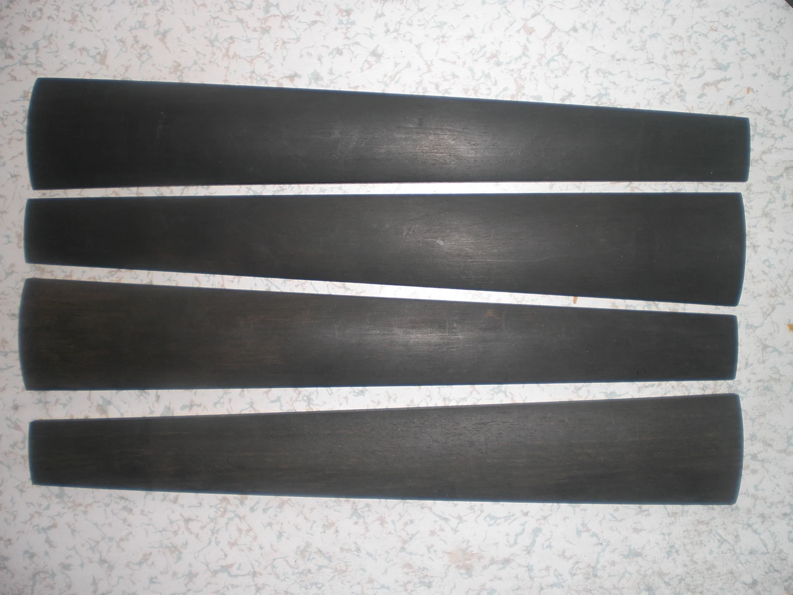 Ebony Fingerboard Fingerboard, tudo em 4/4, 10 pcs