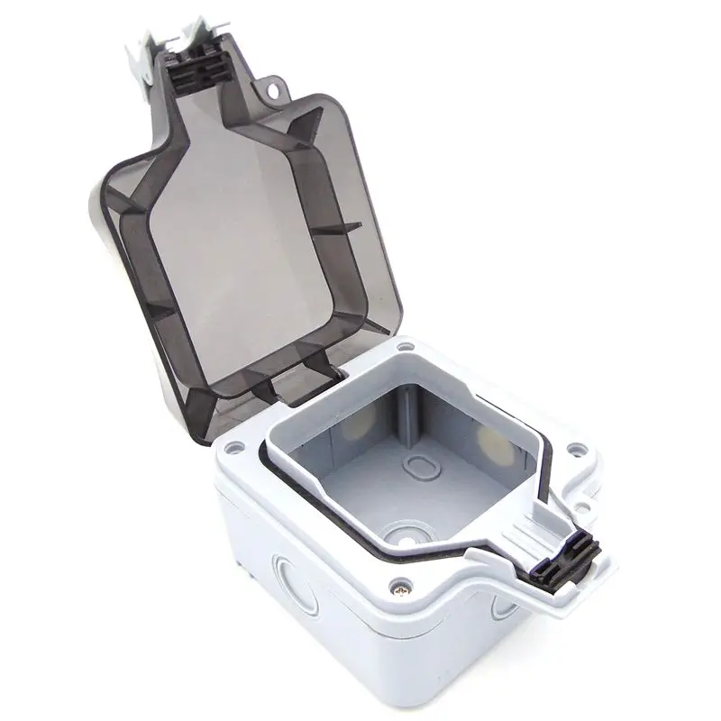 Rain proof outdoor outdoor bathroom kitchen bathroom switch socket waterproof box The type 86 IP66