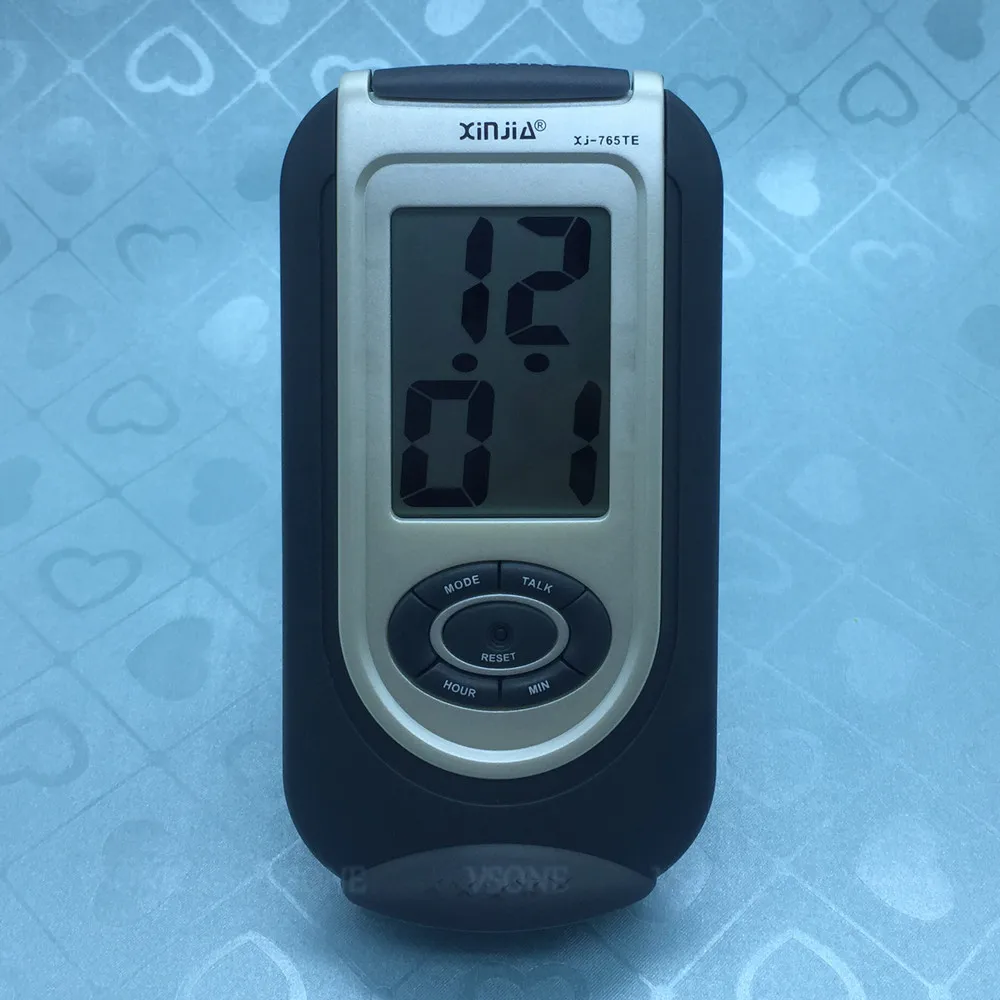 VISIOYO English Talking LCD Digital Alarm Clock for Blind or Low Vision
