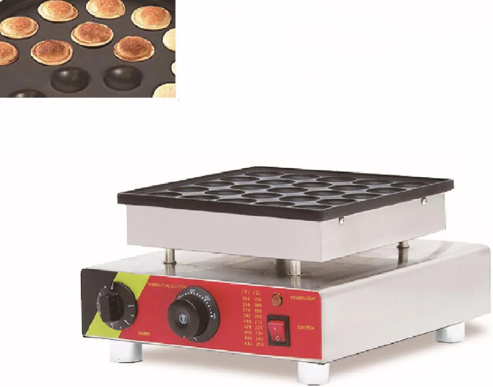 25 PCS poffertjes grill machine/waffle muffin making machine