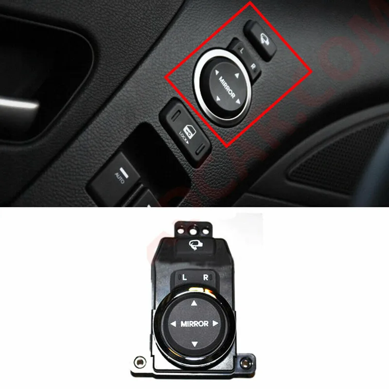 

935732M0009P Side Mirror Folding Control Adjustment Switch button for Hyundai Genesis Coupe 2009-2012 935732M000