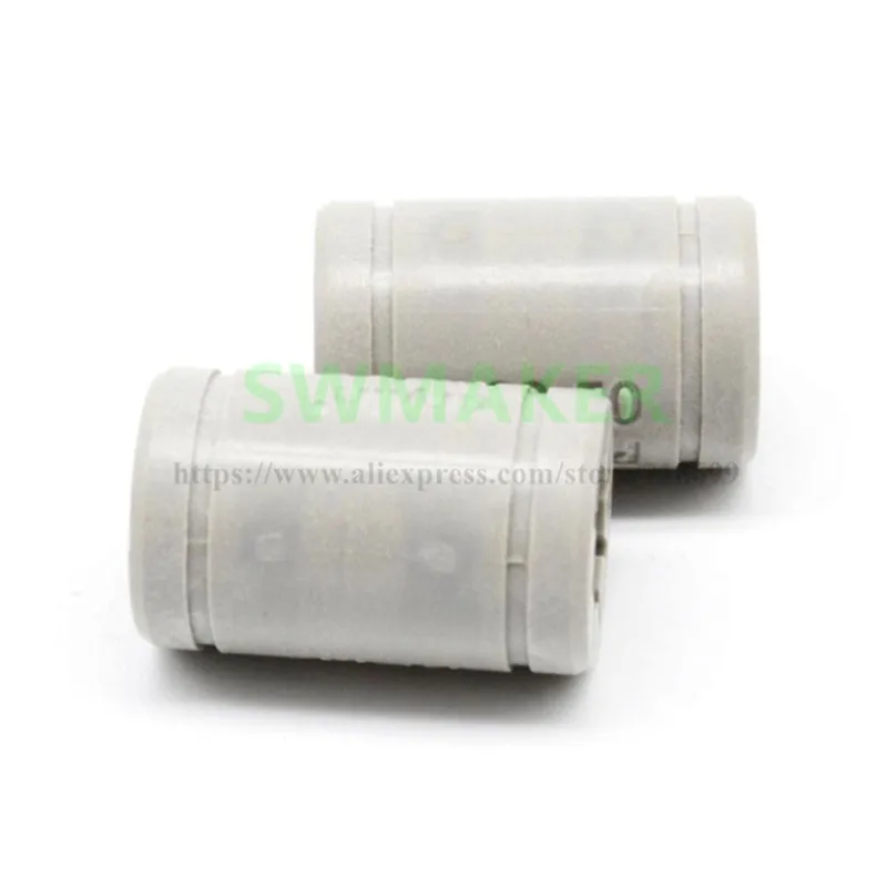 1pcs RJ4JP-01-08 Solid Polymer Drylin LM8UU Bearing 8mm shaft Drylin for Anet A8 Reprap Prusa i3 3D Printer
