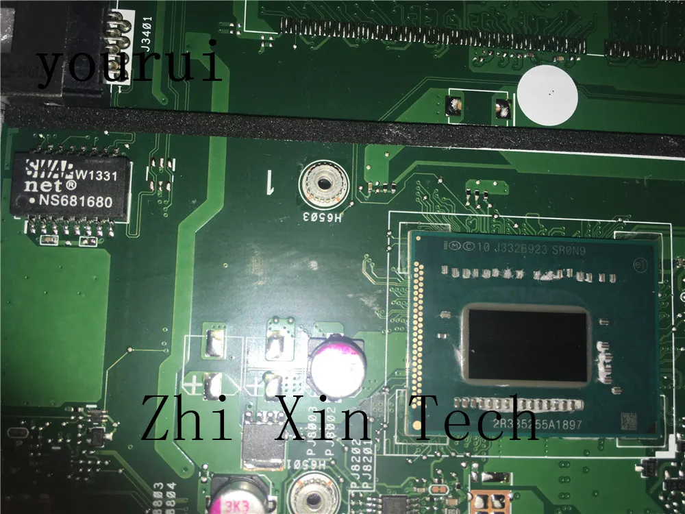 yourui X551CA 4GB RAM i3-3217u Motherboard For ASUS X551C X551CAP Notebook Motherboard DDR3 Test all functions 100%