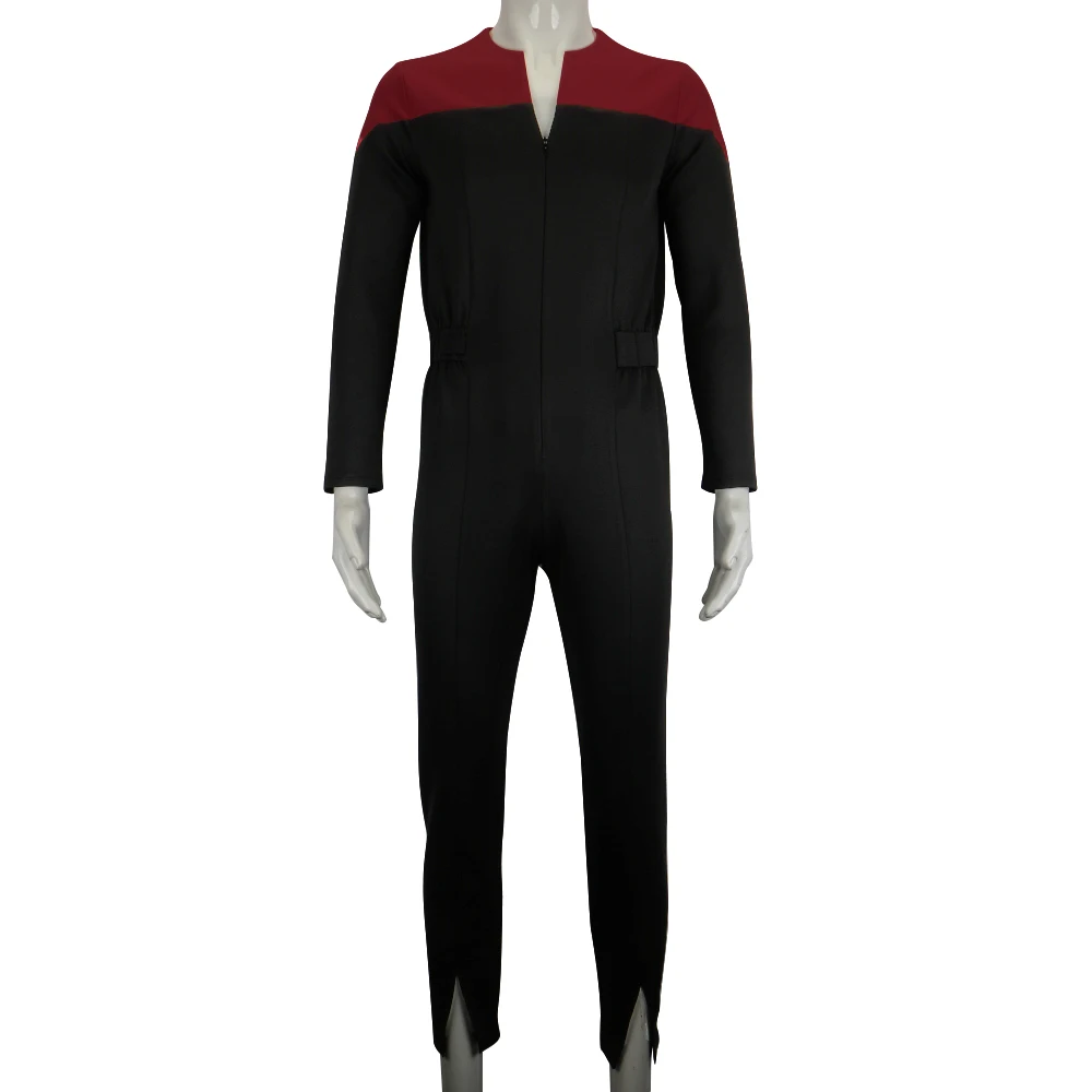 Deep Space Nine Commander Sisko Duty Uniform Jumpsuit Cosplay Costumes Halloween Party Prop