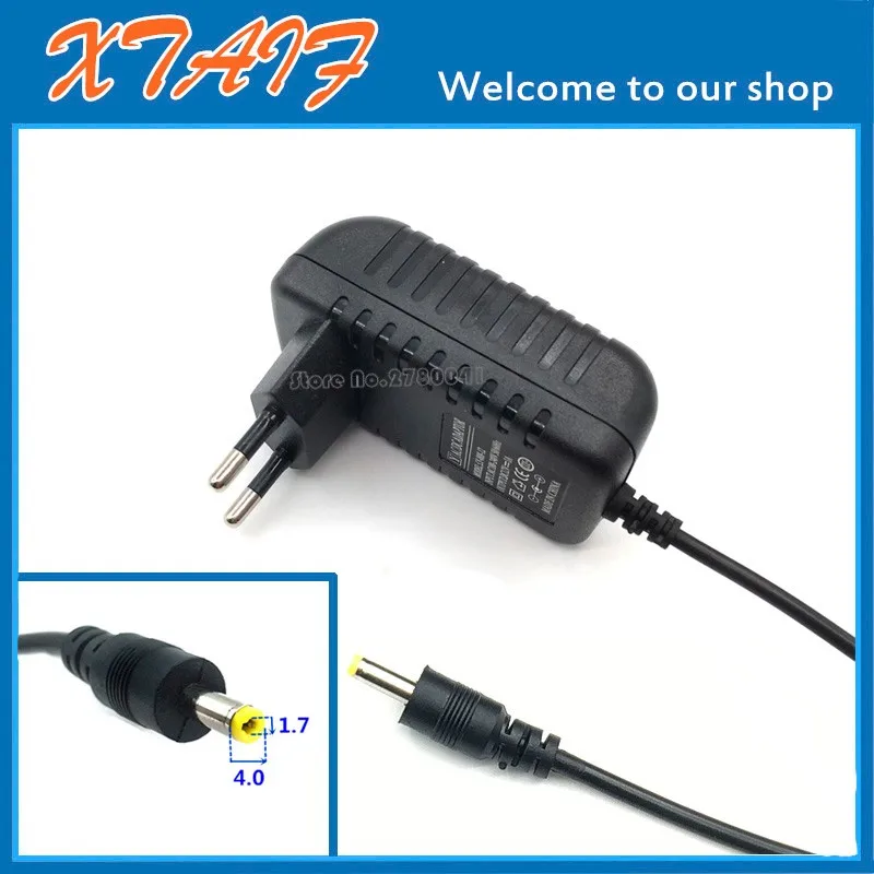 1 stücke Neue 12V1A AC 100 V-240V Konverter adapter DC 12V 1A DVD EVD Netzteil 4,0mm * 1,7mm