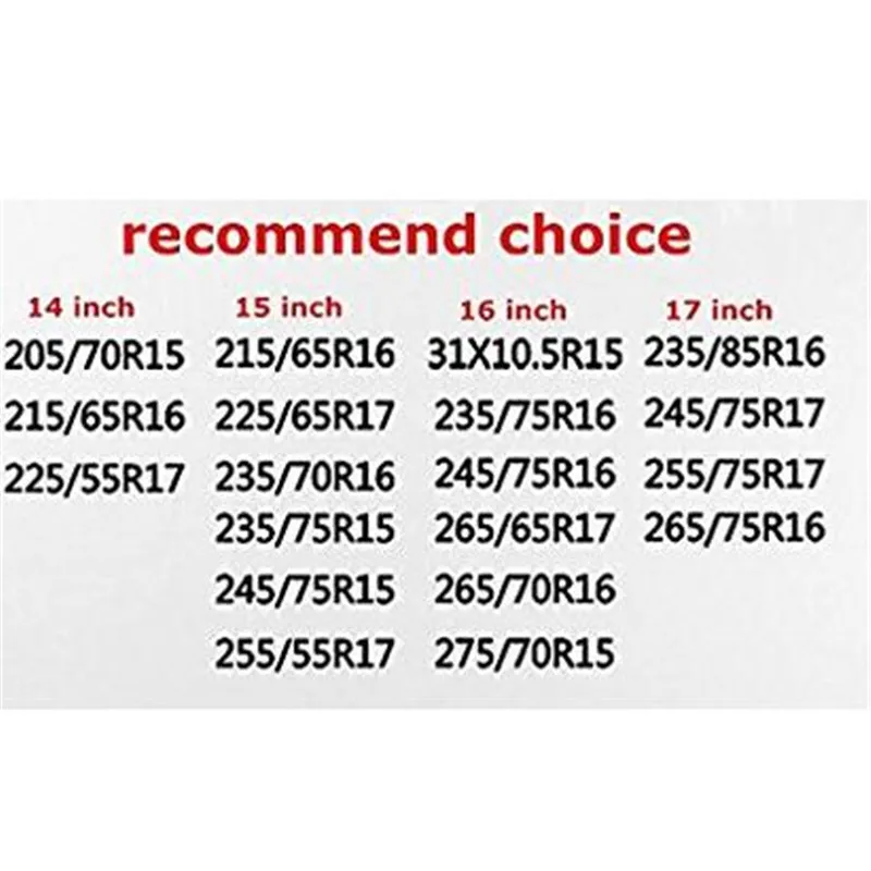 1 قطعة سيارة 14 "15" 16 "17" بوصة بولي كلوريد الفينيل الجلود غطاء الإطارات الاحتياطية حامي حقيبة الحقيبة ل جيب لاند روفر هامر اكسسوارات السيارات #6