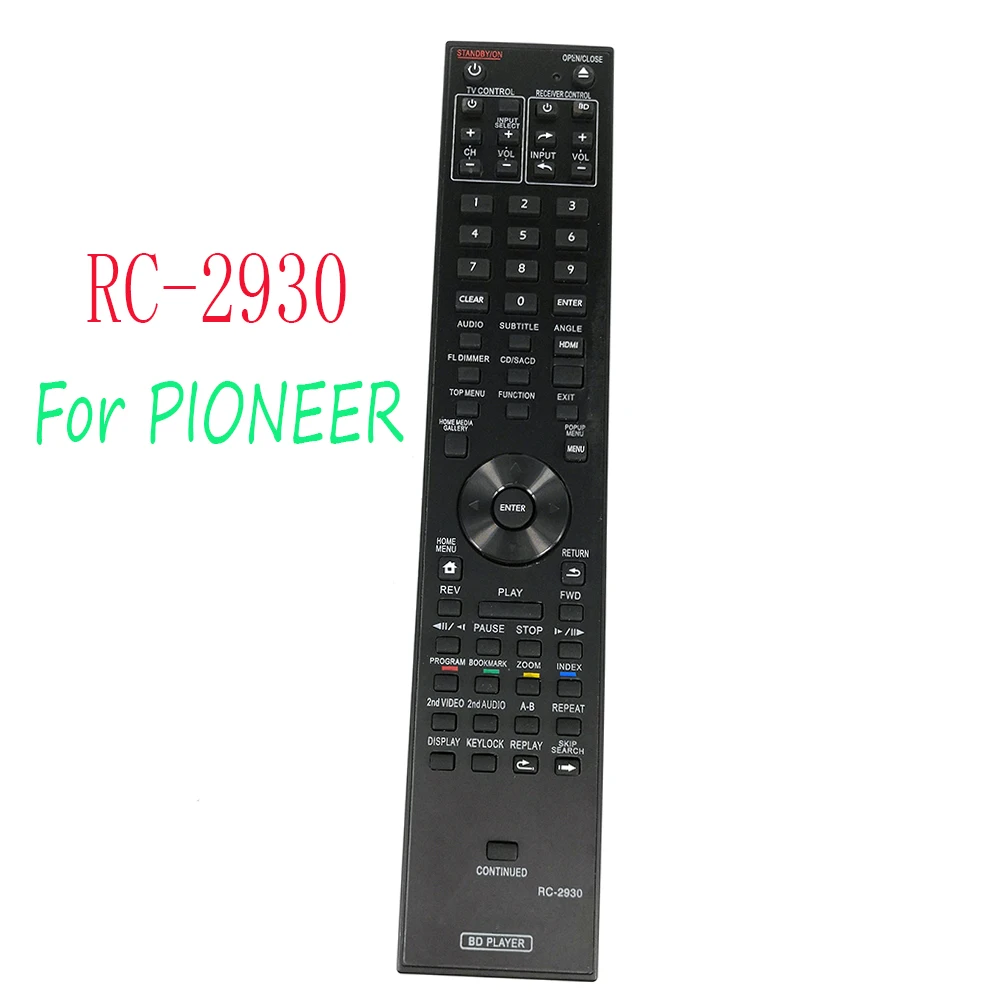 New Replacement Remote Control RC-2930 For PIONEER BD Player Blu-ray Theater DVD