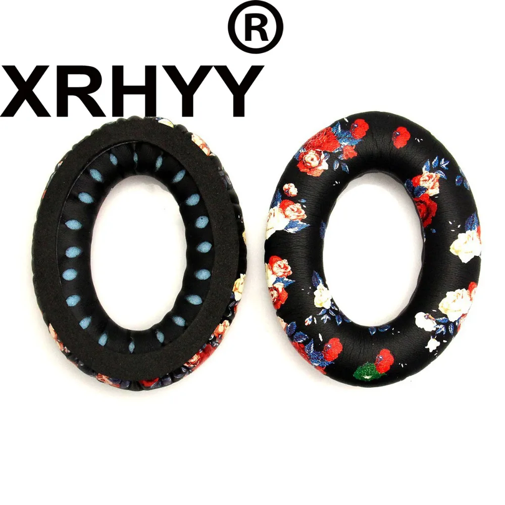 XRHYY Hitam Pengganti Bantalan Bantal untuk BOSE QC 15 QC2 QC15 QC25 QC35 AE2, AE2i, AE2 Nirkabel, AE2-W Headphone