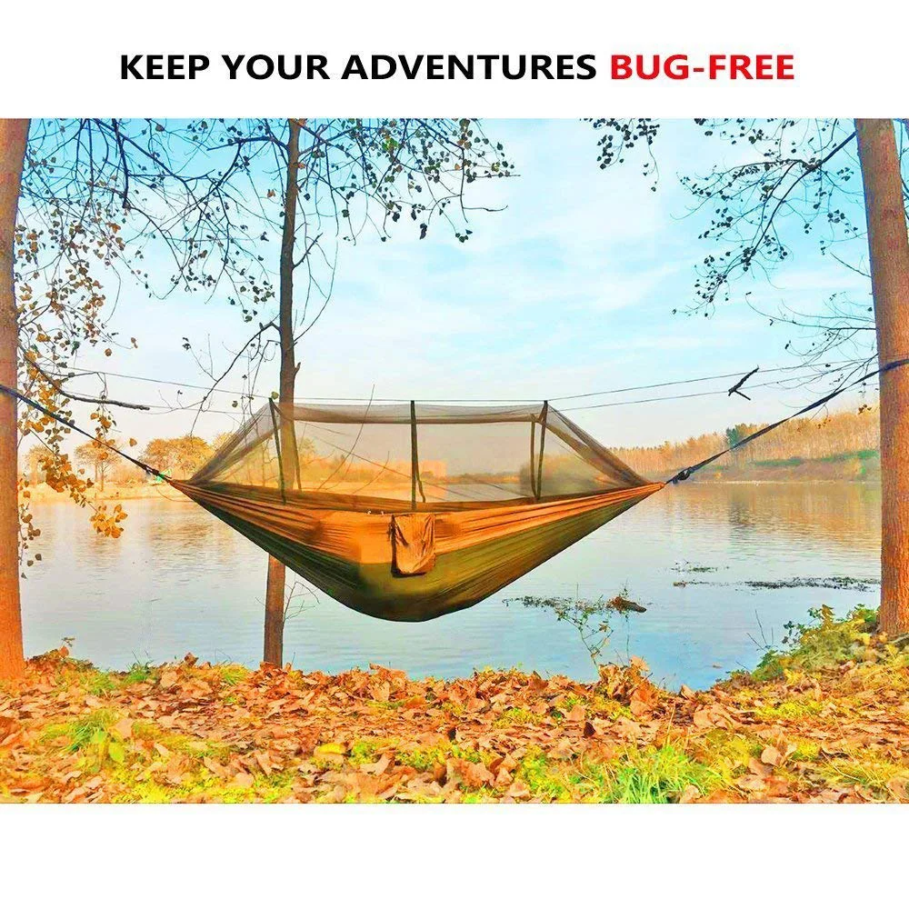 Ultralight Mosquito net Parachute Hammock with Anti-mosquito bites for Outdoor Camping Tent Using sleeping for Outdoor Campiing