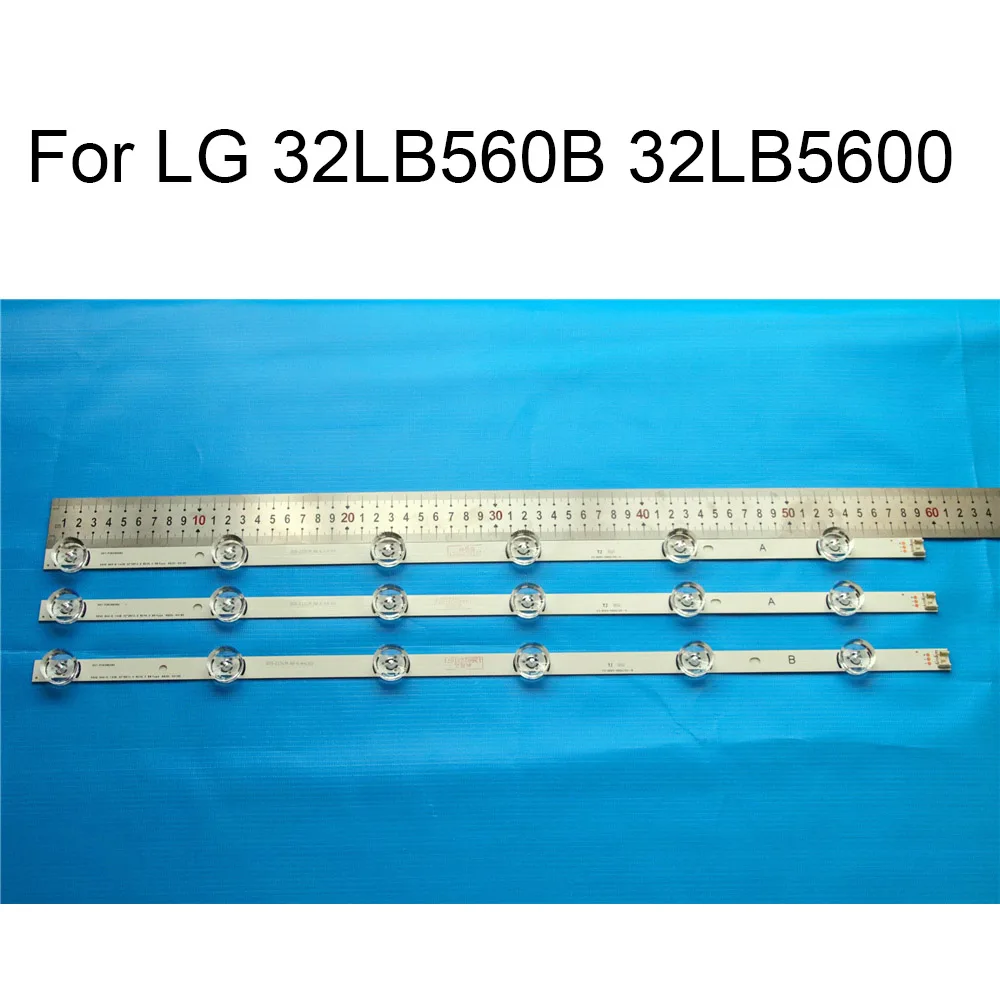 Brand New LED Backlight Strip For LG 32LB5600 32LB560B 32 inchs TV Repair LED Backlight Strips Bars A B Strip With Thermal Tape