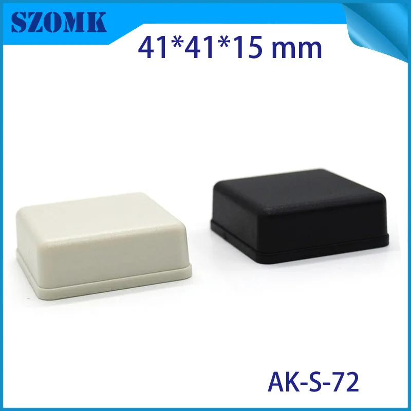 20Pcs 41*41*15mm small plastic enclosure for pcb design instrument housing szomk plastic small enclosure box for connectors