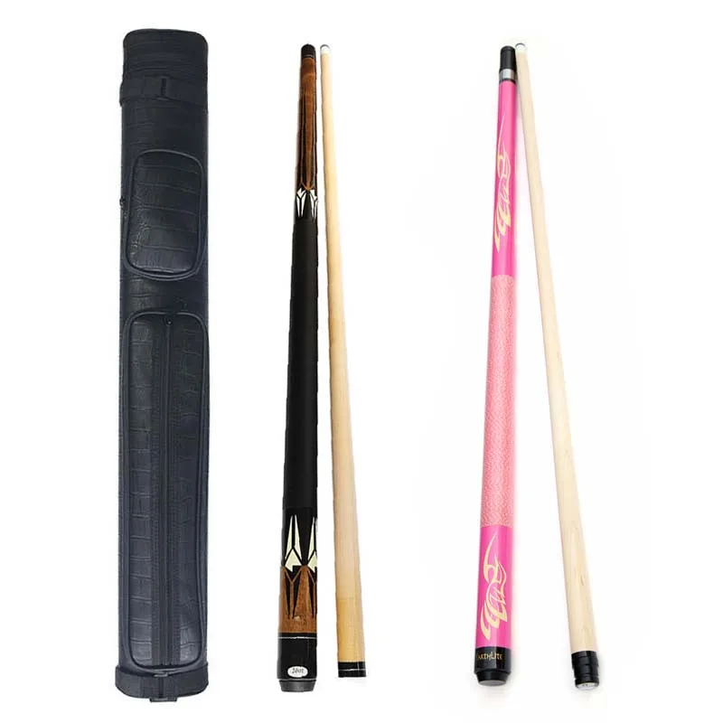 WOLFIGHTER Combo Set Pool Cue Sticks - 2 Cue Sticks Packed with 2x2 Hard Pool Cue Case 13mm 11.5mm 10.5mm China