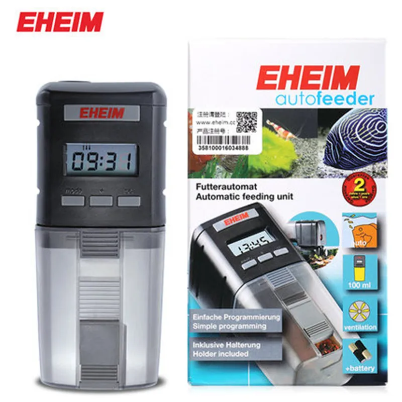 

EHEIM auto feeder electronic LCD display digital programme fish food feed granules pellets aquarium