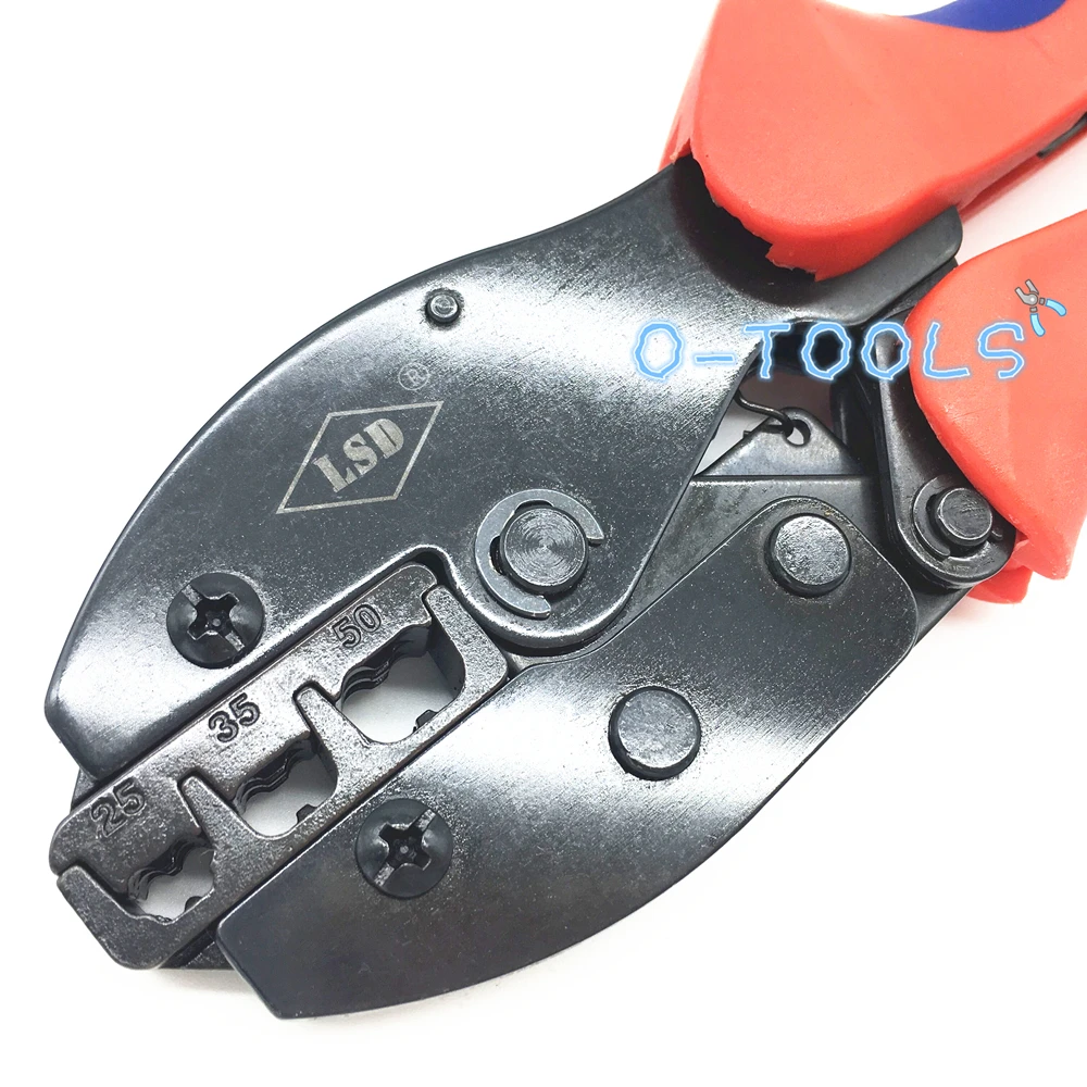 LY-2550EF Hand Crimping Tool for crimping 4~1AWG cable ferrules wire end sleeve professional ratchet pliers crimper 25-50mm²