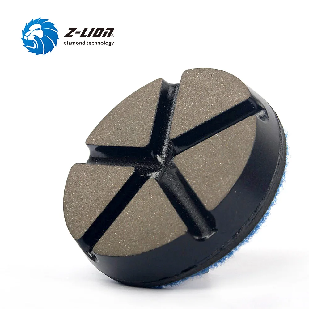 Z-LION 3pcs Ceramic polishing pad 75mm Concrete Floor Grinding Wheel Diamond Polishing Pads Dry Wet Use Coarse Grinding