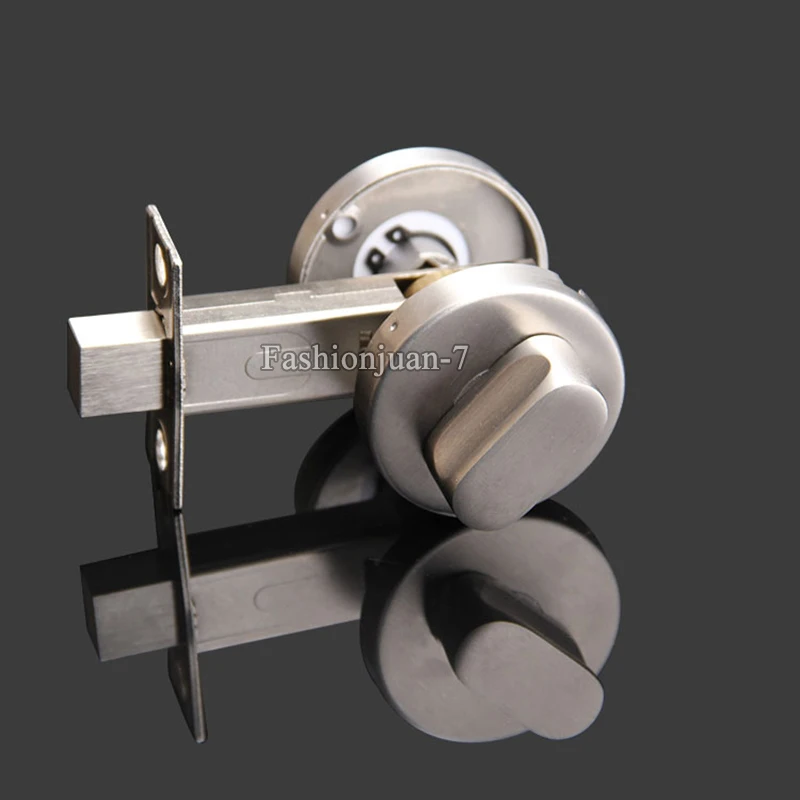 

Brand New Stainless Steel Bathroom Toilet WC Indicator Privacy Deadbolt Door Lock Red/Green Indication Easy to Install