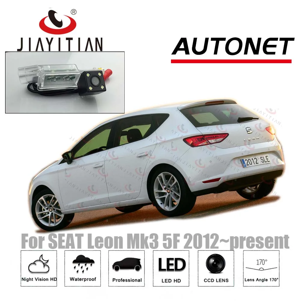 

JIAYITIAN Rear View Camera For SEAT LEON MK3 hatch coupe 2012~2017 2013 2015/CCD Night Vision/Backup camera/License Plate camera