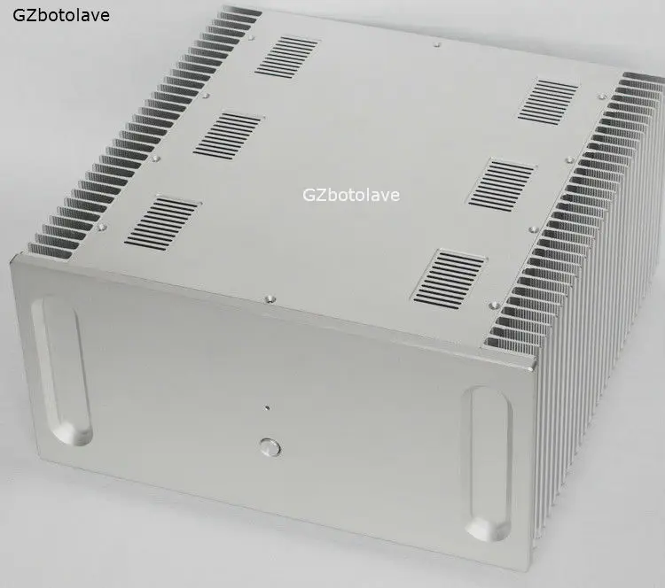 WA112 All aluminum amplifier chassis / Class A amplifier case / AMP Enclosure / case / DIY box (412*200*413mm)